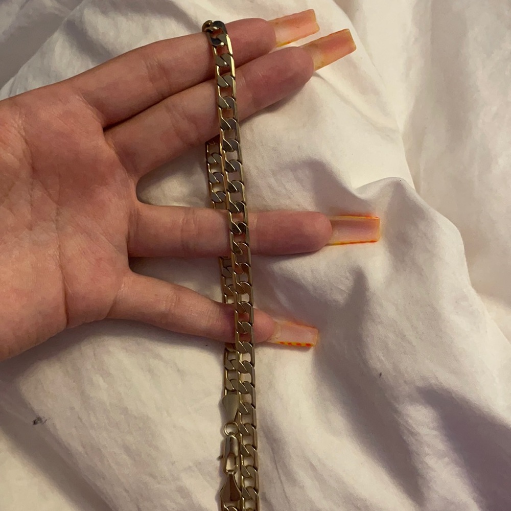 14k gold cuban link, COMMENT for more pics